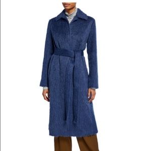 BNWT Vince Wool Blend Slim Coat in Blue